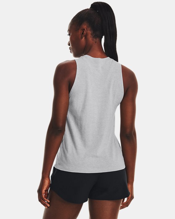 Women's UA Rival Tank in Gray image number 1